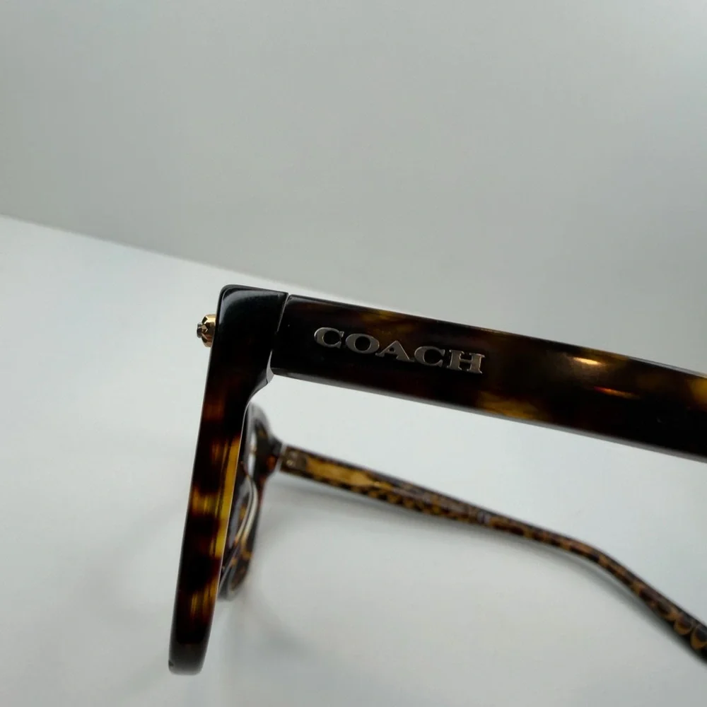 COACH EYEGLASSES HC6095 5394 (DK TORT/DK TORT GOLD SIGC) 54•16•135 COACH GLASSES